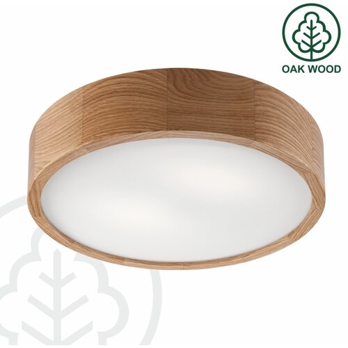 LAMKUR Plafonsko svetlo NATURAL 2xE27/60W/230V, prečnika 37,5 cm, od borovine Slike