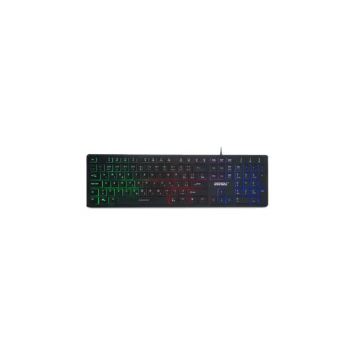  Tastatura Everest KB-840 Black Color Backlit USB, BiH layout Slike