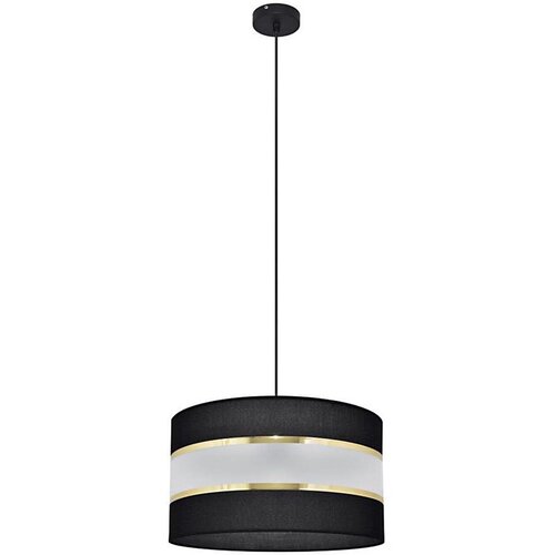 Luster na sajli HELEN 1xE27/15W/230V prečnik 35 cm crna/zlatna Cene