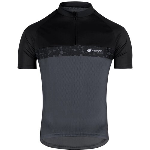 FORCE TEXTIL Dres FORCE ROCK kratki rukav, siva-crna M Cene