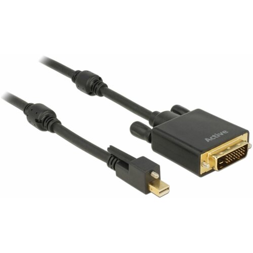 Delock kabel DisplayPort mini-DVI 5m aktivni 4K vgradni 85637, (21028212) Cene