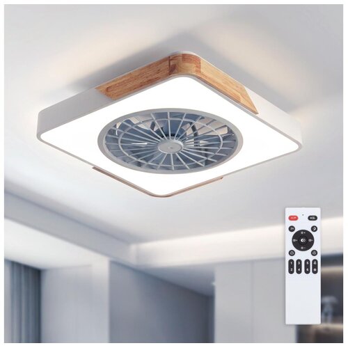  Brilagi - LED prigu&scaron;iva svetiljka sa ventilatorom LED/38W/230V 50 cm bela/hrast + daljinski upravljač Cene