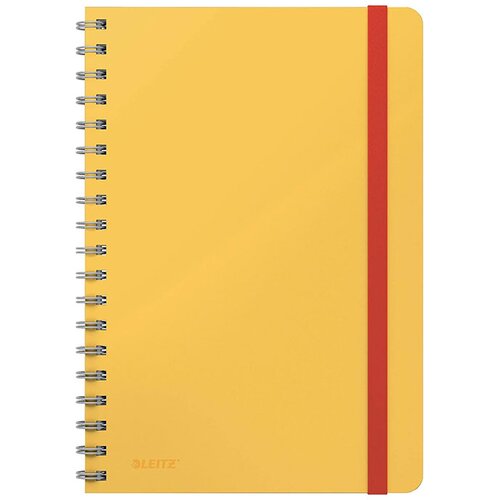 Leitz Blok kolegij B5 s &scaron;piralno vezavo Cosy, 80 listov, karo, rumen Cene