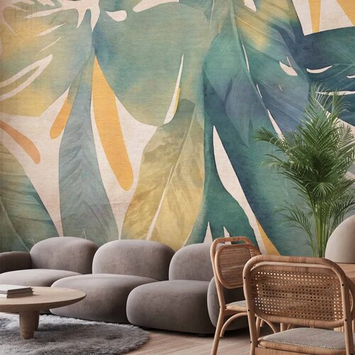 Foto tapeta - Watercolour Tropics 500x350 Cene