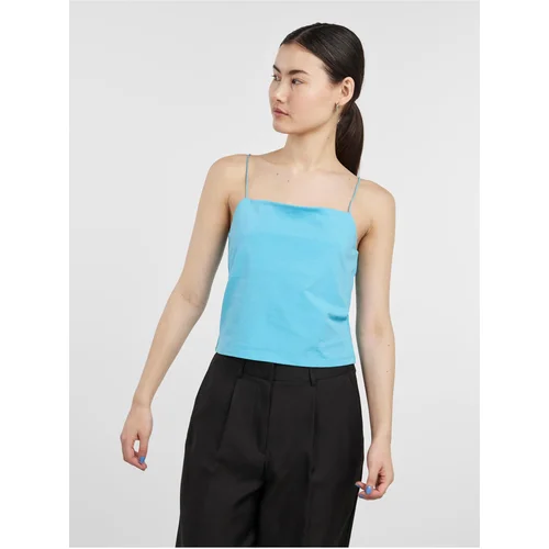 Pieces Women's Light Blue Tank Top Kiwi - Women