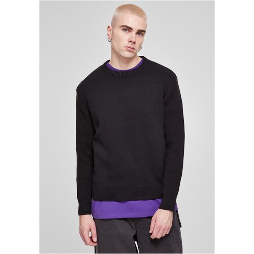 UC Men Heavy Oversized Sweater black Slike