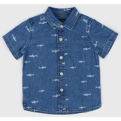 GAP Kids Denim Shirt Shark Washwell - Boys Cijene
