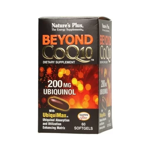 Nature's Plus beyond CoQ10 Ubiquinol 200 mg - 60 mehkih kapsul