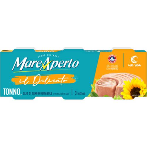 Mare Aperto Tuna u suncokretovom ulju. 3x70g Slike