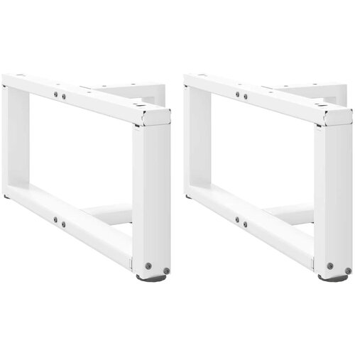  Noge za klub stolić T-oblika 2 kom Bijele 60x25x(30-31) cm Čelik Cene