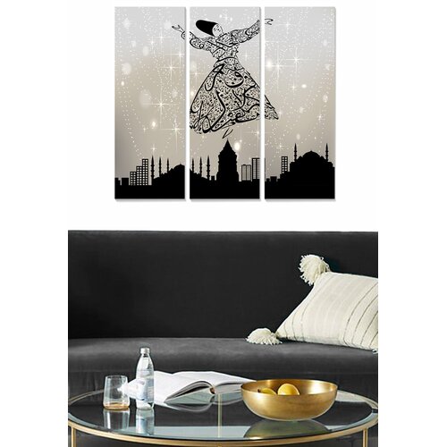 Wallity MDF143775943 Multicolor Decorative MDF Painting (3 Pieces) Cijene