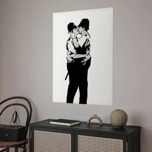  Plakat - Kissing Coppers 40x60 Bez okvira Slike