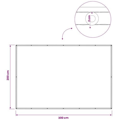  Zaslon za privatnost na balkonu 200 x 300 cm Slike