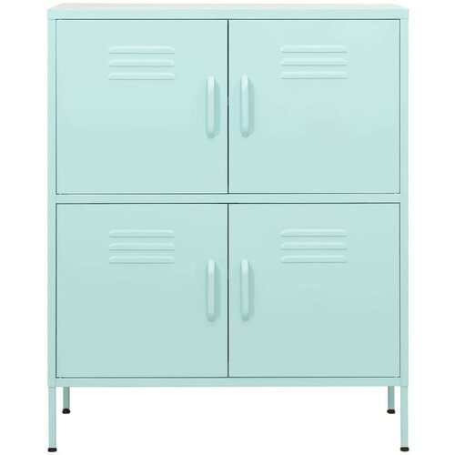 VidaXL Ormarić za pohranu boja mente 80 x 35 x 101,5 cm čelični Slike