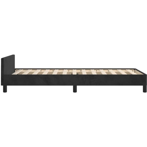  Okvir za krevet bez madraca crni 100x200 cm bar&amp;scaron;unasti Slike