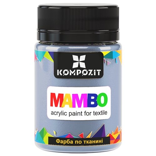  MAMBO pastelna akrilna boja za tekstil i kožu 50ml | 115 blue steam Slike