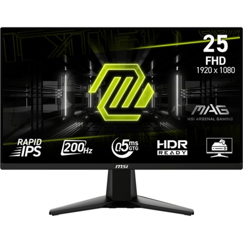 MSI MONITOR MAG 25” G255F E20 FHD IPS 200HZ GAMING Cene
