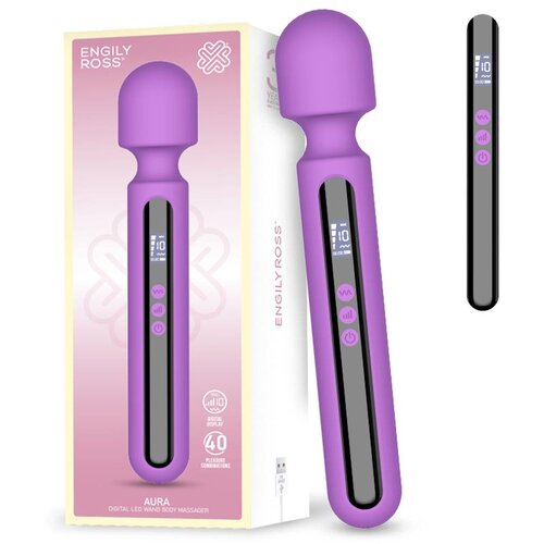 ENGILY ROSS Aura - punjivi, digitalni vibrator za masažu (ljubičasti) Cijene