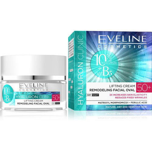 Eveline hyaluron clinic day&night cream 50+ 50ml Slike