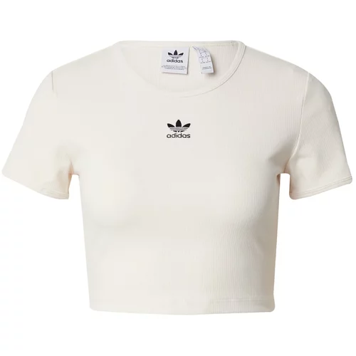 Adidas Essentials Rib Short Sleeve Tee Wonder White
