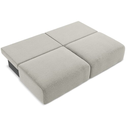 Makamii Svijetlo siva sklopiva/s prostorom za odlaganje sofa 216 cm Kalena &amp;ndash; Slike