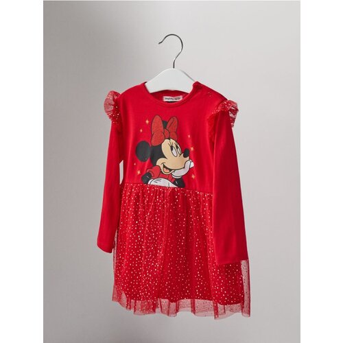 Sinsay Haljina s tilom i &amp;scaron;ljokičastim printom Minnie Mouse Slike