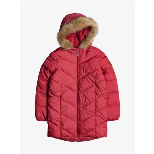 Roxy Red Girls' Winter Jacket - Unisex