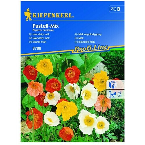 KIEPENKERL Sjeme cvijeća Mak Pastell Mix (Papaver nudicaule, Raznobojno) Slike