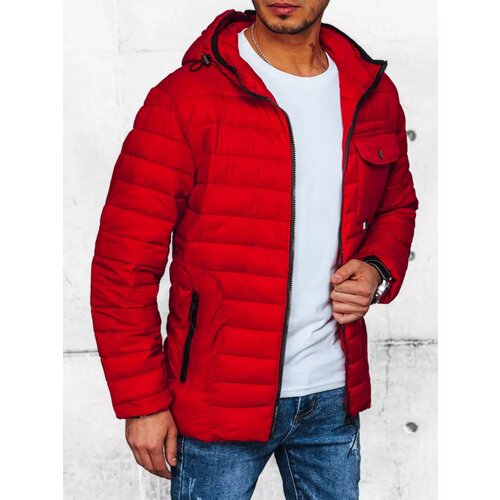 DStreet Men's red jacket Slike