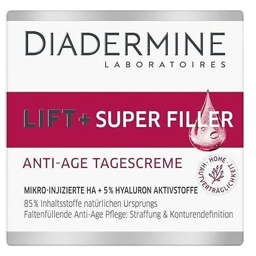 Diadermine Lift+ Super Filler Anti-Age Day Cream dnevna pomlađujuća krema za lice 50 ml za ženske