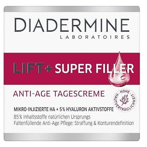 Diadermine Lift+ Super Filler Anti-Age Day Cream dnevna pomlađujuća krema za lice 50 ml za ženske Slike