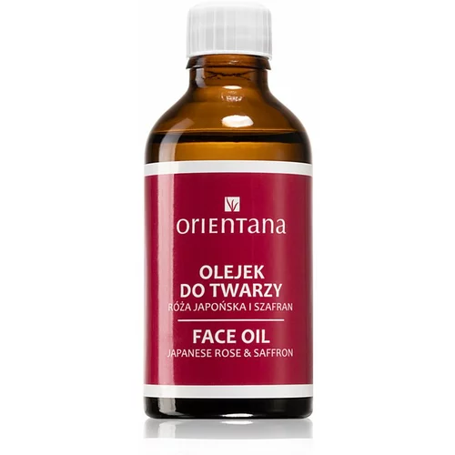 Orientana Japanese Rose & Saffron Face Oil pomlađujuće ulje za lice 50 ml