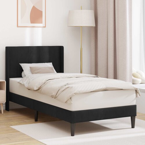  Krevetna konstrukcija s uzglavljem Crna 80 x 200 cm Bar&scaron;un Cijene