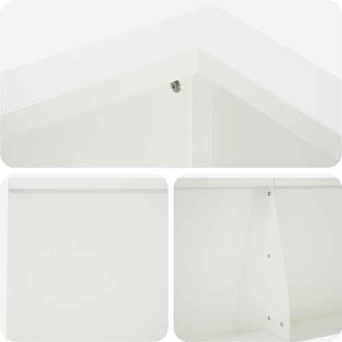 Zid za zadržavanje 8 kom. 300 x 100 x 50 cm Čelik Bijela Slike