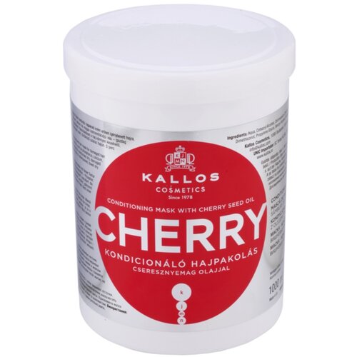Kallos Cosmetics cherry maska za suhe lase 1000 ml Slike