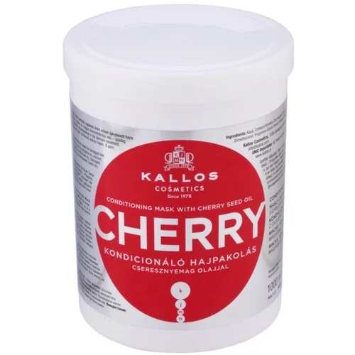 Kallos Cosmetics cherry maska za suhe lase 1000 ml