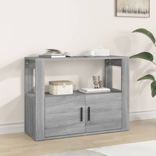 The Living Store Komoda siva sonoma 80x30x60 cm inženirski les - Komoda, (21662022) Cene