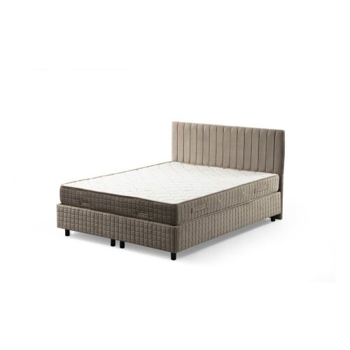 Hanah home safir set 120 x 200 - brown brown single mattress, base &amp;amp; headboard Slike