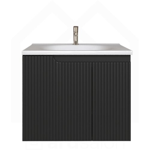 Piramida Euridika 65 H/V lavabo sa ormarićem PINO/BLACK Cene