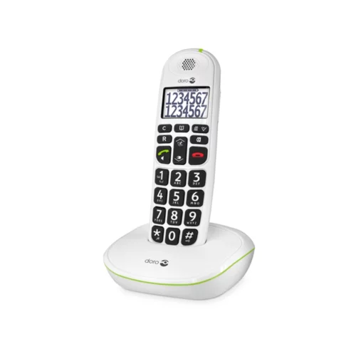 Doro Fiksni telefon Phone Easy 110 1 White Wireless, (20576004)