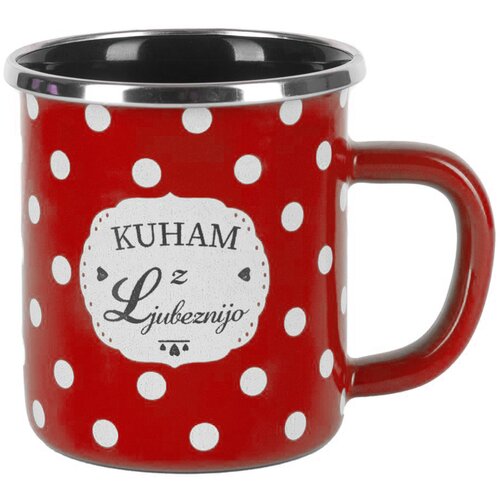 Alpeks Home ALPEKSHOME Kuham z ljubeznijo emajl lonček 0,72l, (20476628) Cene
