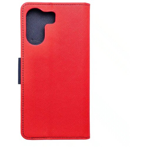 Oem Fancy Book futrola za XIAOMI Redmi 13c / POCO C65 crvena / tamnoplava Slike