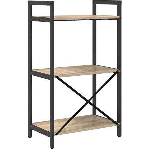 VidaXL Polica Sonoma hrast 56 x 34 x 96 cm Konstruirano drvo Slike