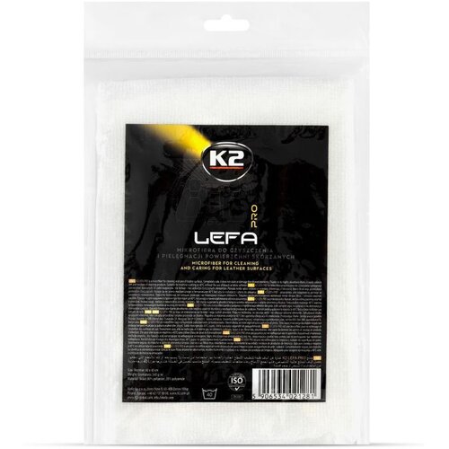 K2 Lefa Pro mikrofiber krpa za kožu 40x40 cm Slike