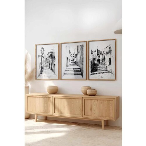 WALLXPERT Huhu517 - Višenamenska dekorativna slika u okviru (3 komada) 20 x 30 cm Cene
