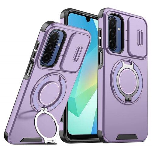  Maska za Samsung Galaxy A17 CamShield Ring stand ljubičasta Cene