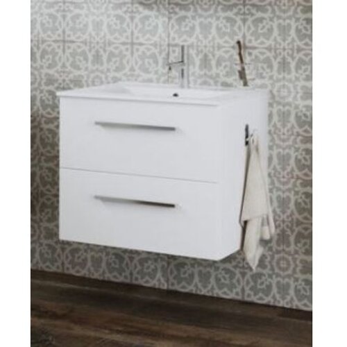 Tboss kopalniška omarica z umivalnikom milano 60 cm, bela vi Cene