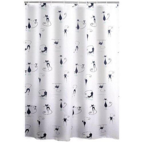 Ridder tekstilna zavesa za kadu cats 180x200 Slike