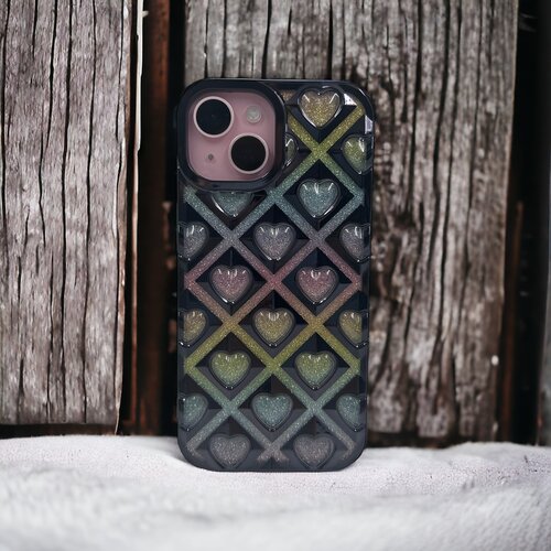  futrola 3D hart za iphone 15 pro max (6.7) crna Slike