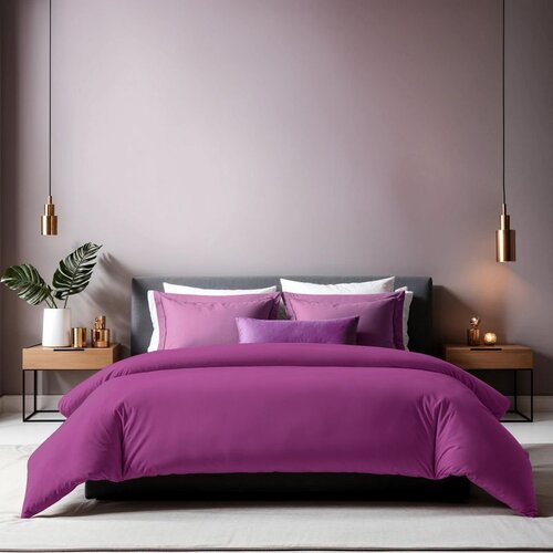  tonne viole - 42 purple ranforce king quilt cover (fr) (it) Cene
